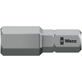 Бита WERA WE-056335, HEX8x25 мм, хвостовик 1/4', вязкая твердость, внешний шестигранник Ош
