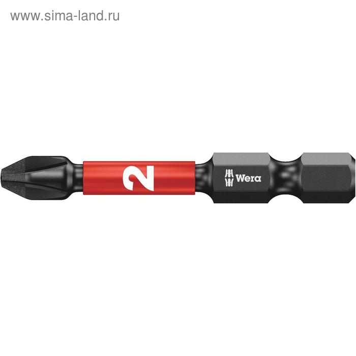 Бита Impaktor WERA WE-057656 ударная PH2x50 мм хвостовик 14 алмазное покрытие 574₽