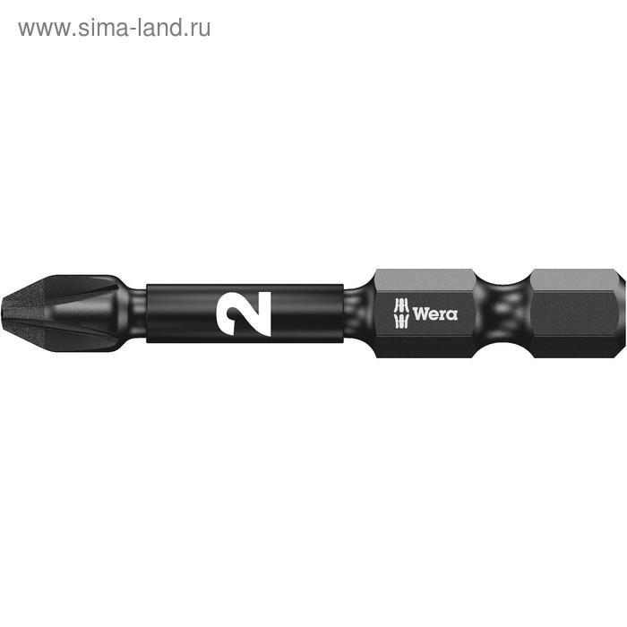 Бита Impaktor WERA WE-057661 ударная PZ2x50 мм хвостовик 14 алмазное покрытие 574₽