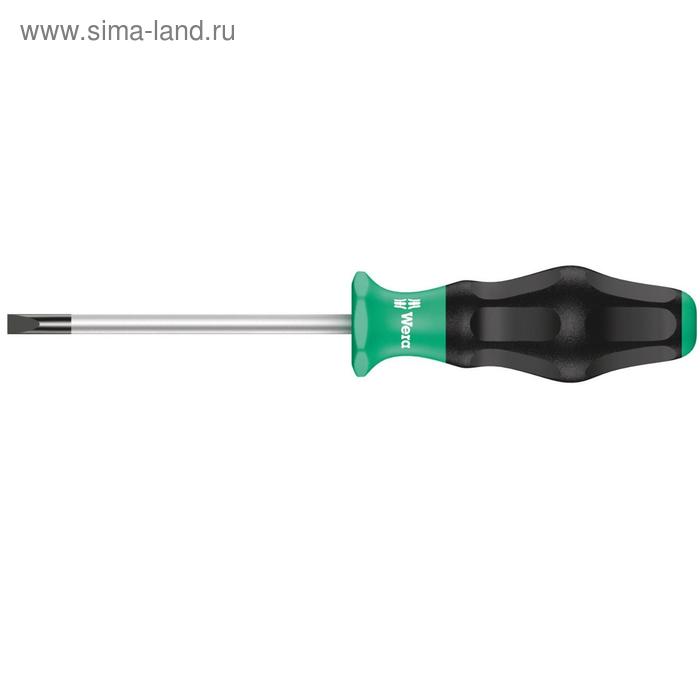 Отвертка шлицевая WERA WE-031402, SL0.5x3х80 мм