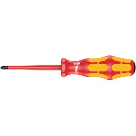 

Отвертка крестовая WERA WE-006460, диэлектрическая, VDE, PZ1x80 мм