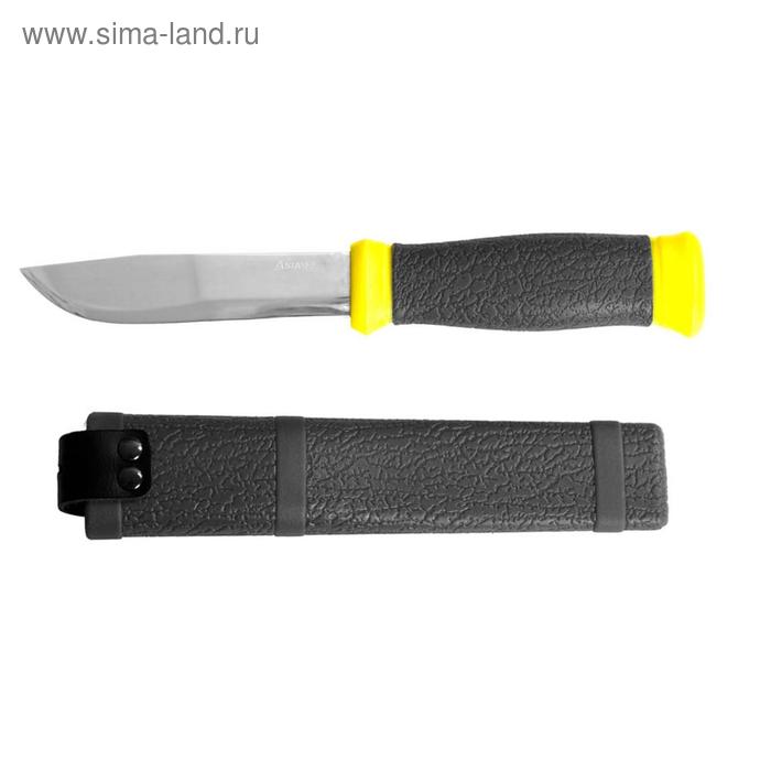 Нож STAYER PROFI 47630, туристический, пластиковые ножны, лезвие 110 мм нож stayer ″profi″ туристический пластиковые ножны лезвие 110мм