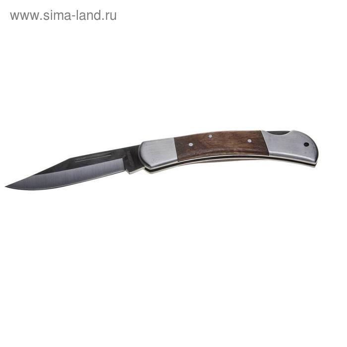 цена Нож STAYER 47620-2_z01, складной, с деревянными вставками