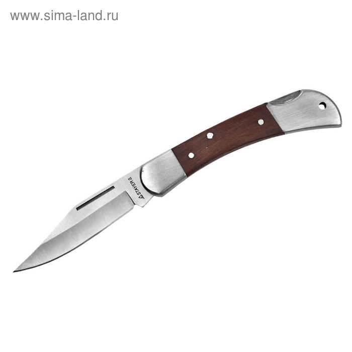 цена Нож STAYER 47620-1_z01, складной, с деревянными вставками