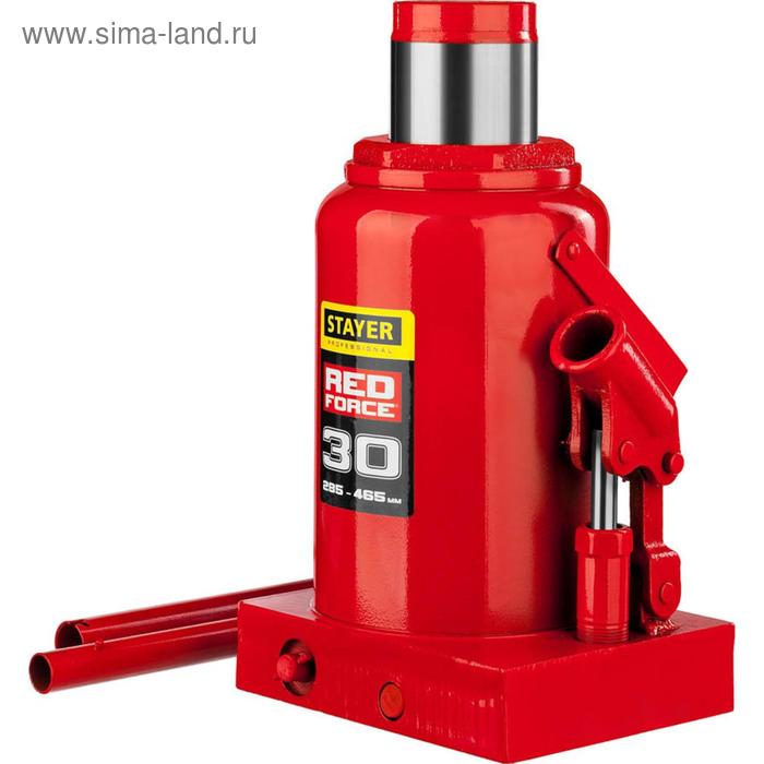Домкрат бутылочный гидравлический STAYER RED FORCE 43160-30_z01, 285-465 мм, 30 т