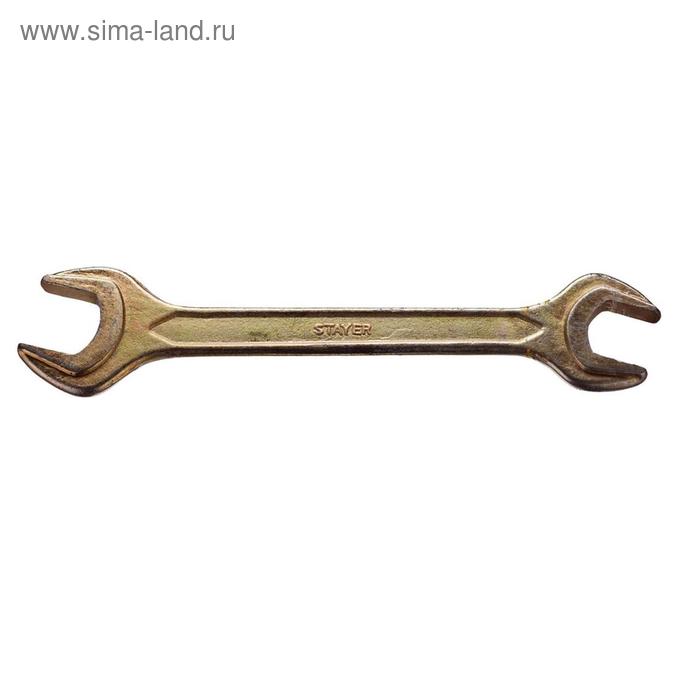 фото Ключ рожковый гаечный stayer 27038-27-30, 27 x 30 мм