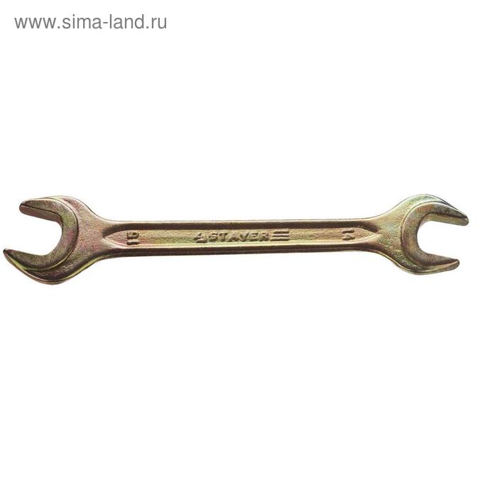фото Ключ рожковый гаечный stayer 27038-14-15, 14 x 15 мм