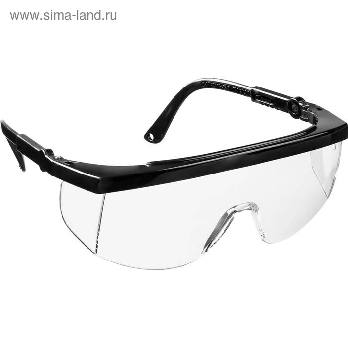 Очки защитные STAYER ULTRA 2-110481_z01, открытого типа, регулируемые, прозрачные цена и фото