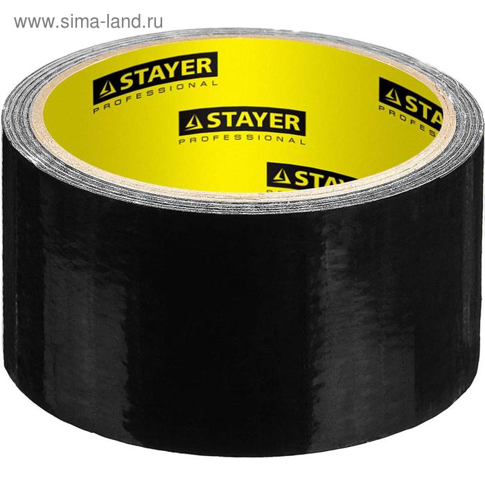 Лента армированная STAYER Professional 12086-50-10, влагостойкая, 48мм х 10м, черная
