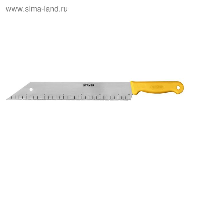фото Нож для листовых изоляционных материалов stayer 9592, 340 мм