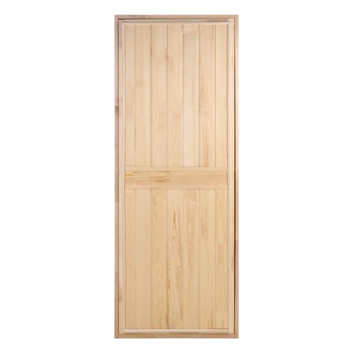 Дверь для бани, хвоя, 180х70 см