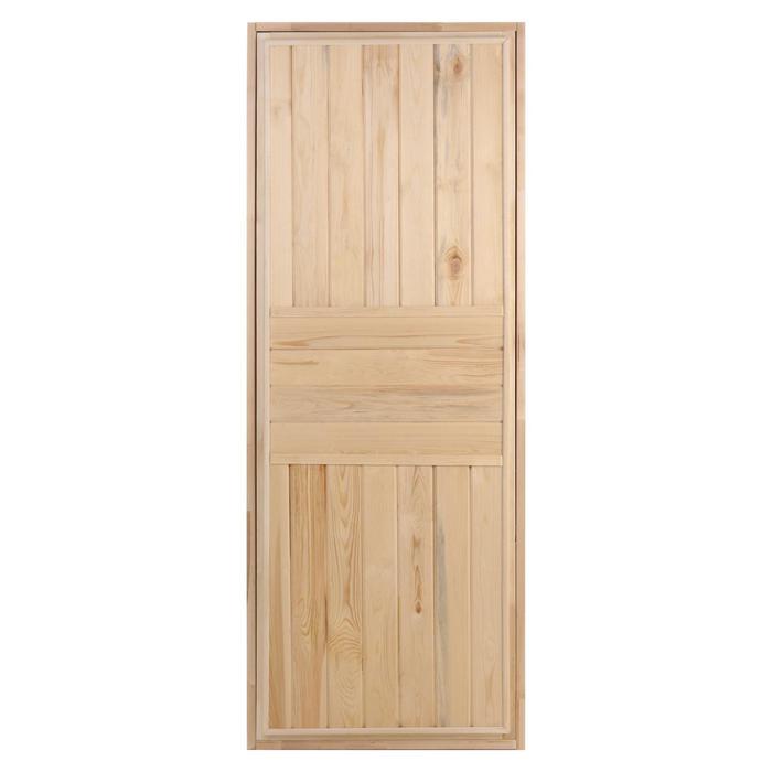 Дверь для бани, хвоя, 180х70 см