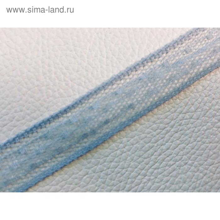 

Кружево, размер 1,3 см, 1 м, цвет нежно-голубой