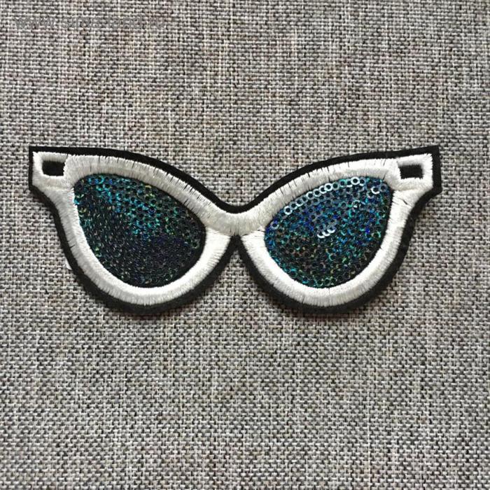 фото Термоаппликация «очки», размер 12,5x5 см zzd