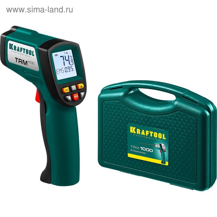 фото Пирометр kraftool trm-1000 45703-950, инфракрасный, -50°с +950°с