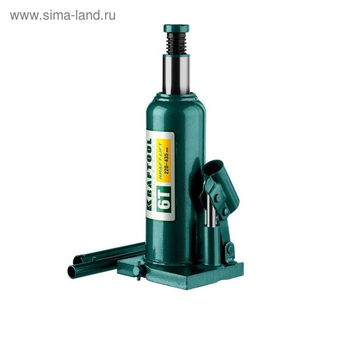 Домкрат бутылочный Kraftool KRAFT-LIFT 43462-6_z01, гидравлический, подъем 219-427 мм, 6 т