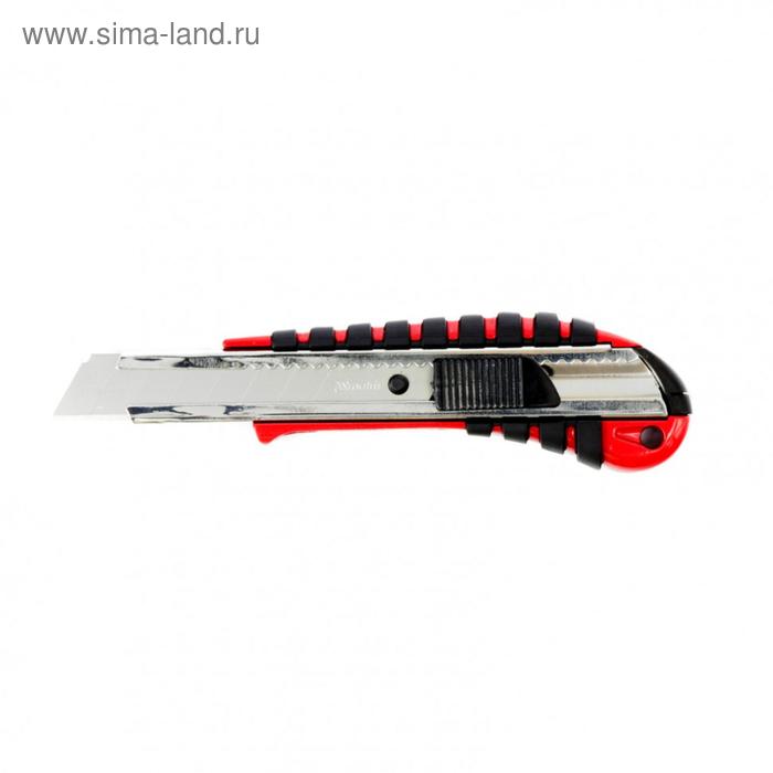 фото Нож унивесальный matrix 78938, выдвижное лезвие, двухкомпонентная рукоятка, 18 мм