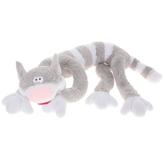 Мягкая игрушка кот «Полосатик» большой, цвета МИКС