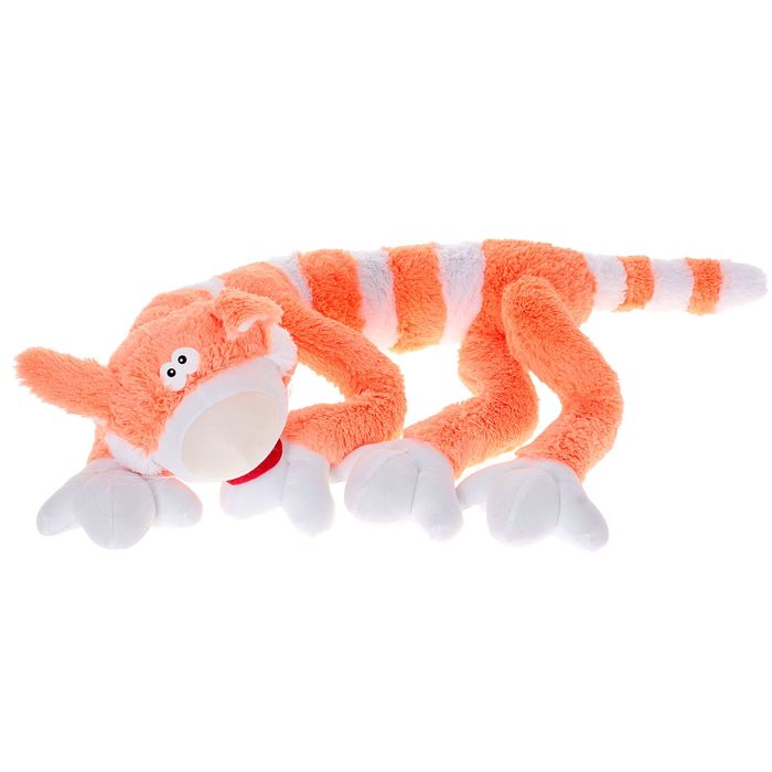 Мягкая игрушка кот «Полосатик» большой, цвета МИКС