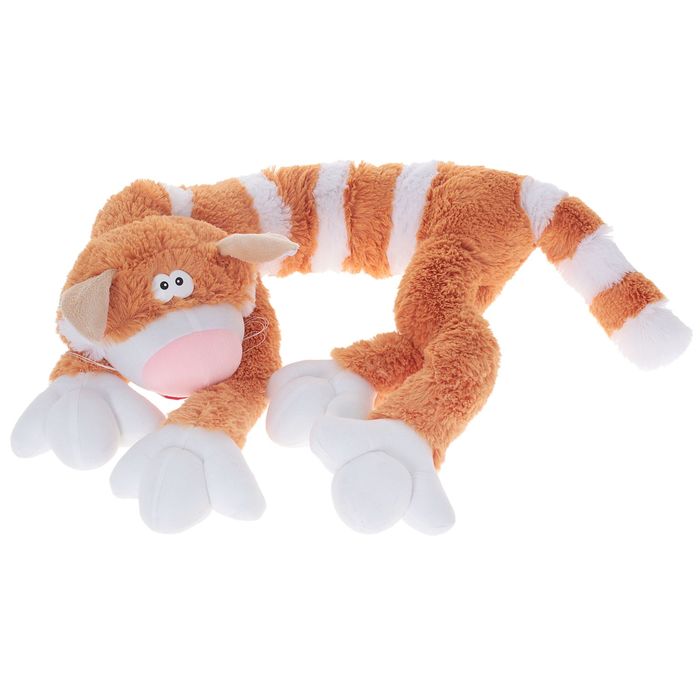 Мягкая игрушка кот «Полосатик» большой, цвета МИКС