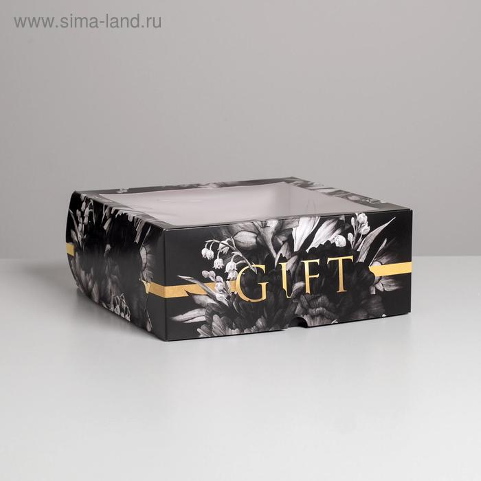 

Коробка на 9 капкейков GIFT 25 х 25 х 10см