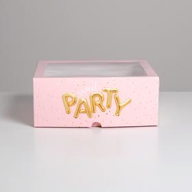 

Коробка на 9 капкейков Sweet Party 25 х 25 х 10см