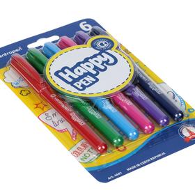 

Фломастеры 6 цветов, Centropen 4601/6 HAPPY PEN, 0,7 мм, блистер, европодвес