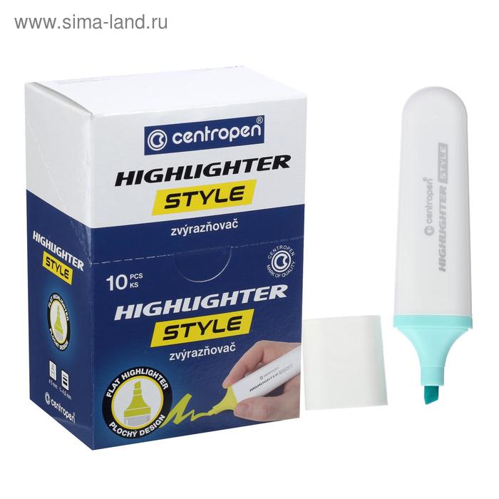 

Маркер текстовыделитель 4.6 Centropen 6252/58 STYLE, пастельный, цвет синий