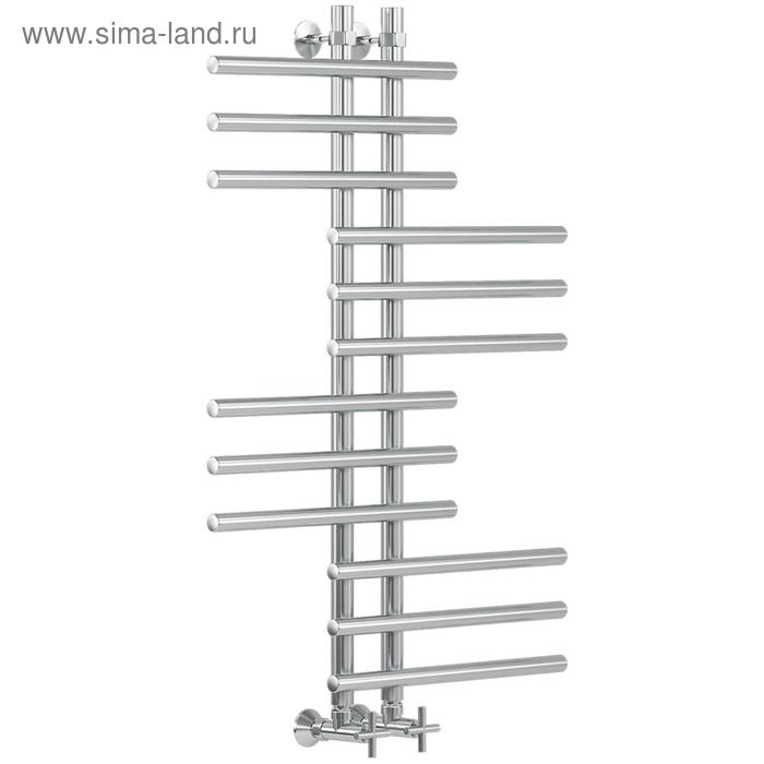 

Полотенцесушитель водяной "НИКА" Bamboo ЛБ 5, 1000 x 100 мм, без полочки, хром