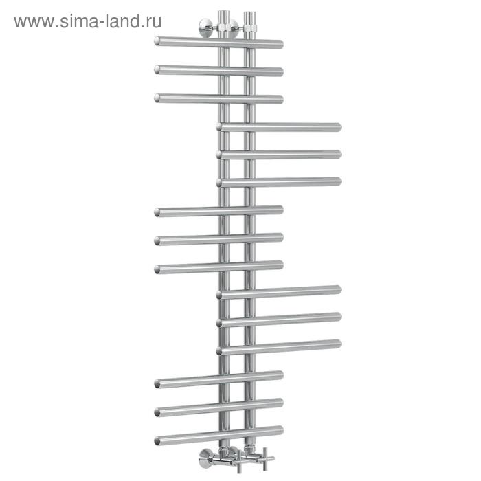 

Полотенцесушитель водяной "НИКА" Bamboo ЛБ 5, 1200 x 100 мм, без полочки, хром