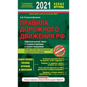 

Правила дорожного движения РФ с изменениями и дополнениями 2021 год. Официальный текст с комментариями и иллюстрациями. Копусов-Долинин А. И.