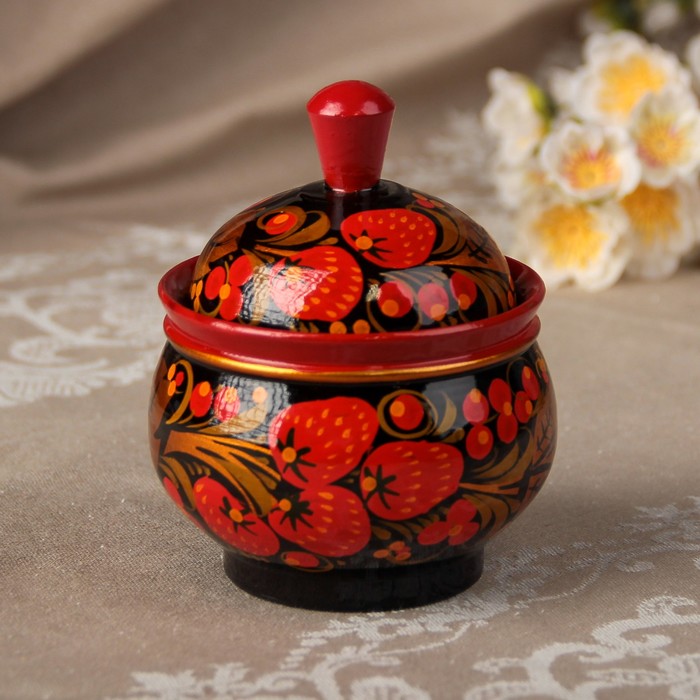 Сахарница «Хохлома», 12 х 11 см