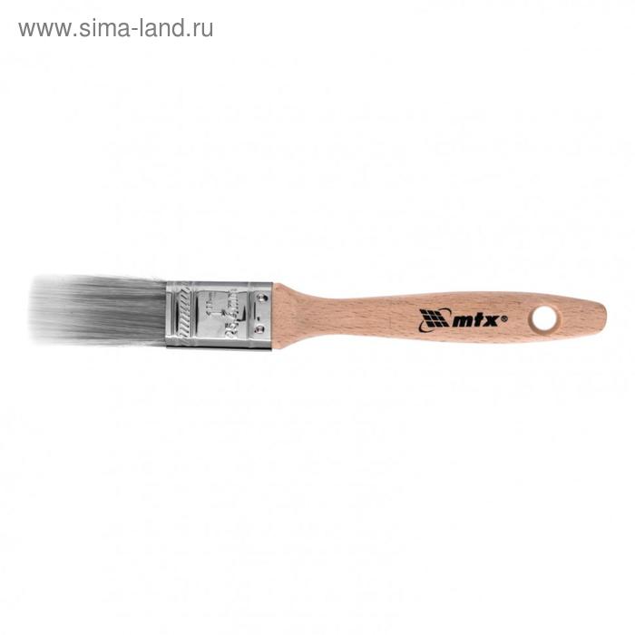 Кисть плоская MTX 83315, Platinum, искусственная щетина, деревянная ручка, 1