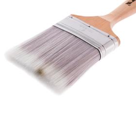 

Кисть плоская MTX 83340, Platinum, искусственная щетина, деревянная ручка, 4"