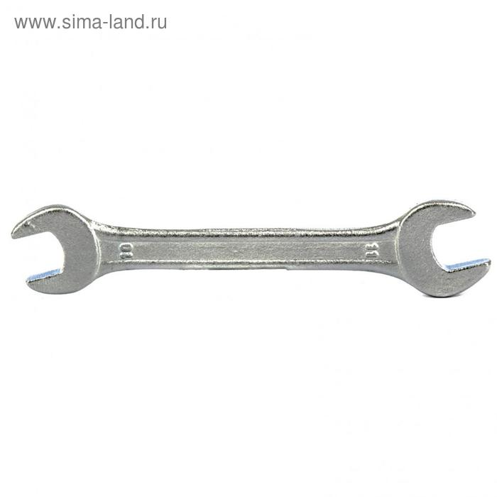 Ключ рожковый Sparta 144395, хромированный, 10 х 11 мм ключ рожковый 10 х 11 мм желтый цинк сибртех