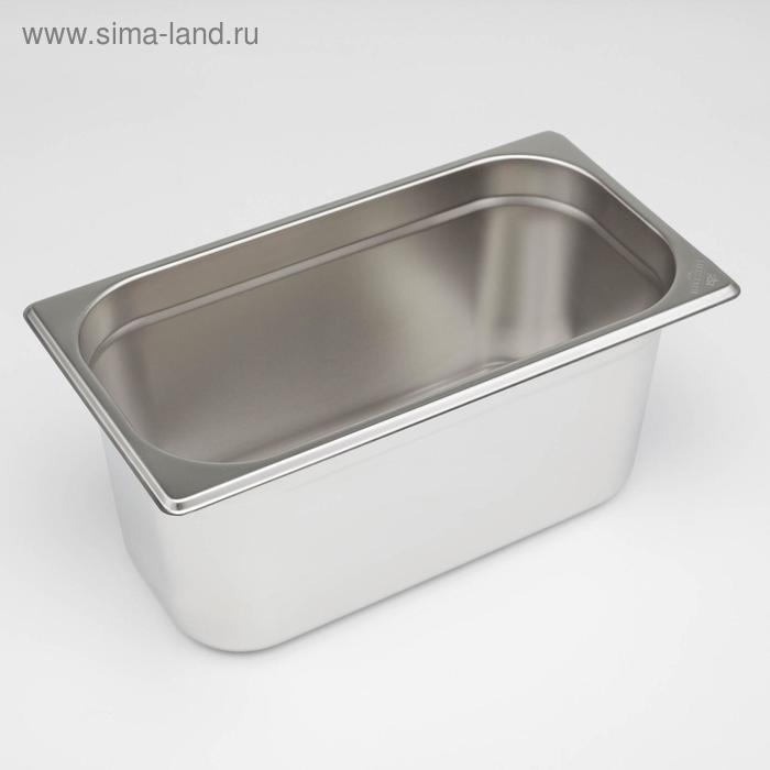 

Гастроёмкость Luxstahl, 1/3×6'', 32,7×17,6×15 см