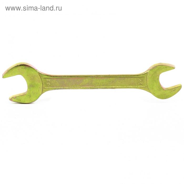 Ключ рожковый Сибртех 14314, 24х27 мм ключ рожковый 10 х 11 мм желтый цинк сибртех
