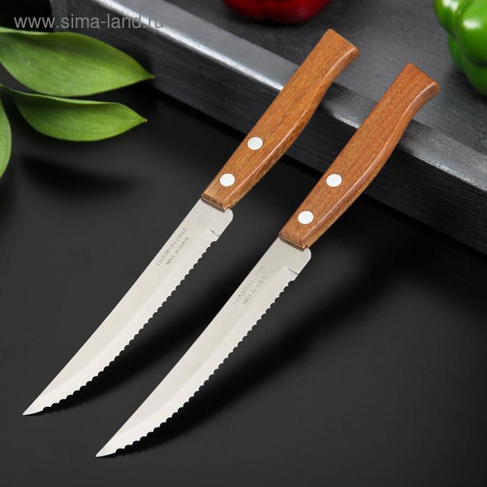 фото Нож кухонный tramontina tradicional, для мяса, лезвие 12,7 см, цена за 2 шт