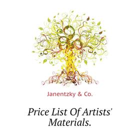 

Книга Price List Of Artists' Materials.