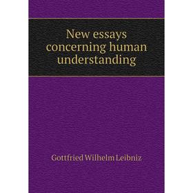 

Книга New essays concerning human understanding