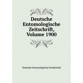 

Книга Deutsche Entomologische Zeitschrift. Volume 1900. Deutsche Entomologische Gesellschaft