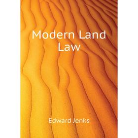 

Книга Modern Land Law