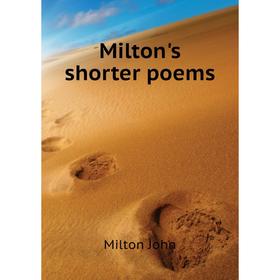 

Книга Milton's shorter poems