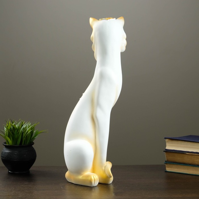 Сувенир "Кошка Маркиза" Денежное дерево, белая