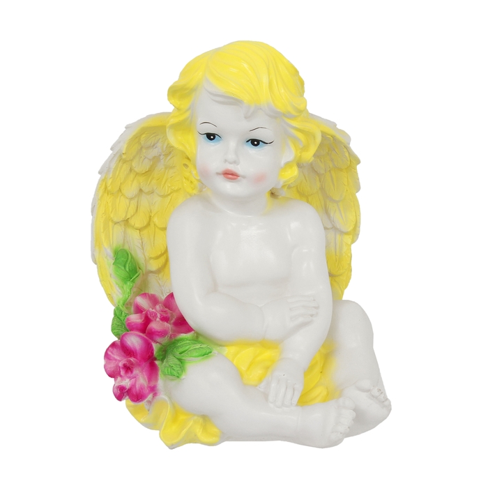 Статуэтка "Ангел" с орхидеями