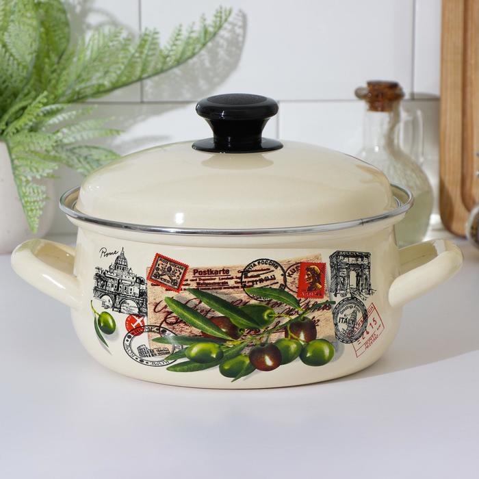 

Кастрюля сферическая, 2 л, деколь МИКС (слоновая)