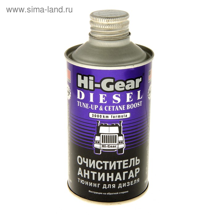 Присадка в топливо HI-GEAR для дизеля, антинагар, на 80 л, 325 мл присадка в масло hi gear стабилизатор вязкости масла 355 мл