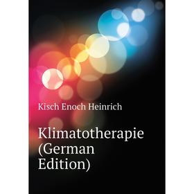 

Книга Klimatotherapie