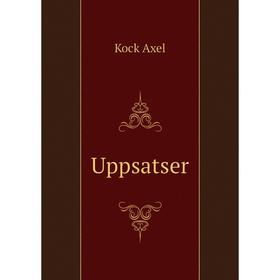

Книга Uppsatser