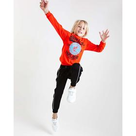 

Свитшот для мальчика, цвет оранжевый, рост 110 см